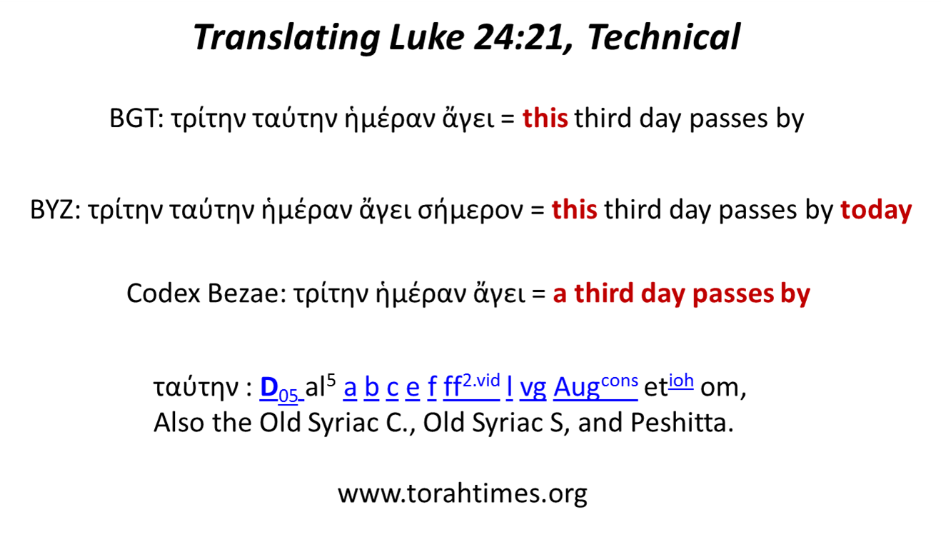 [Image: Translating Luke 24:21]